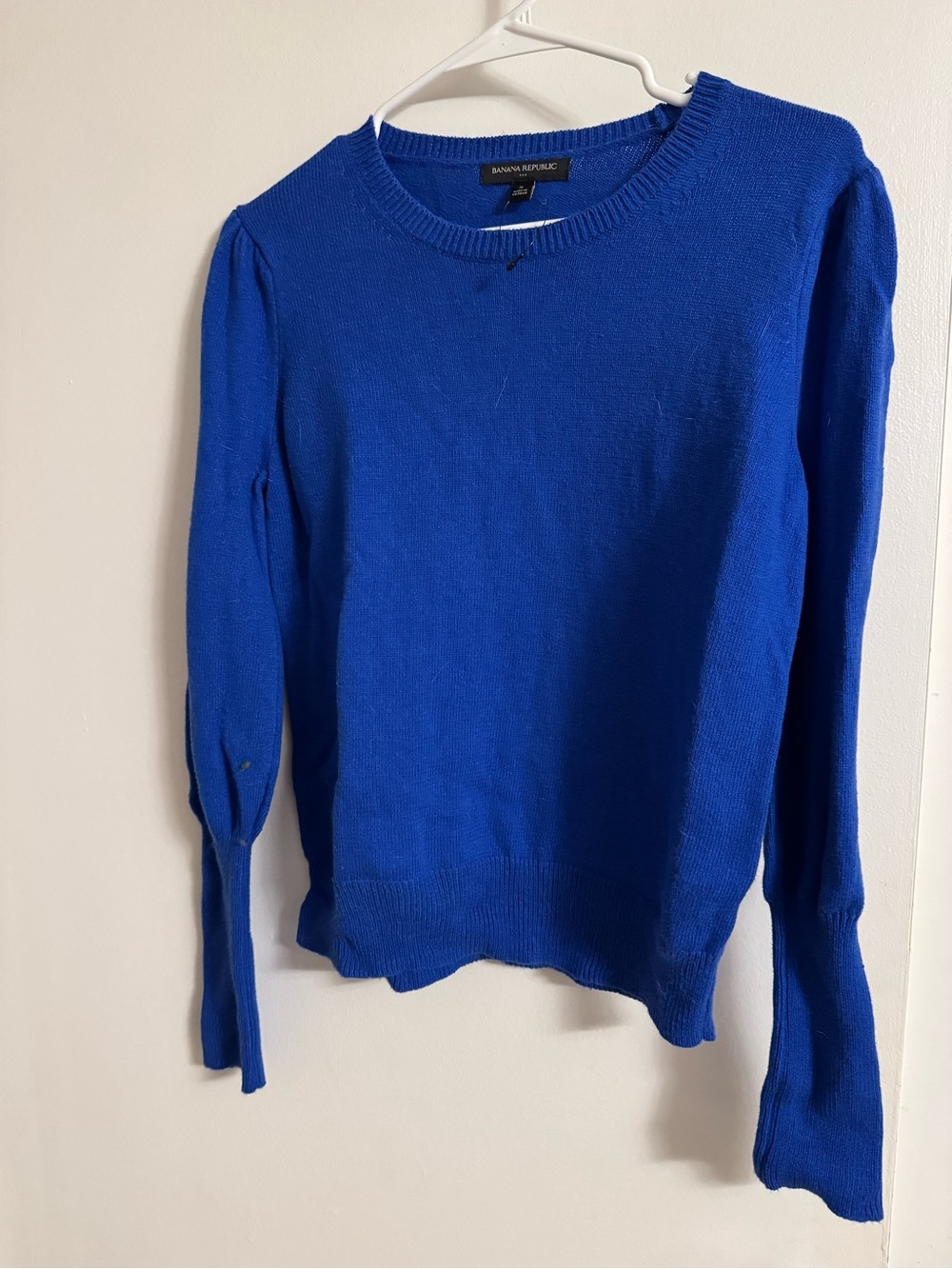 Banana Republic Cobalt Blue Crewneck Sweater